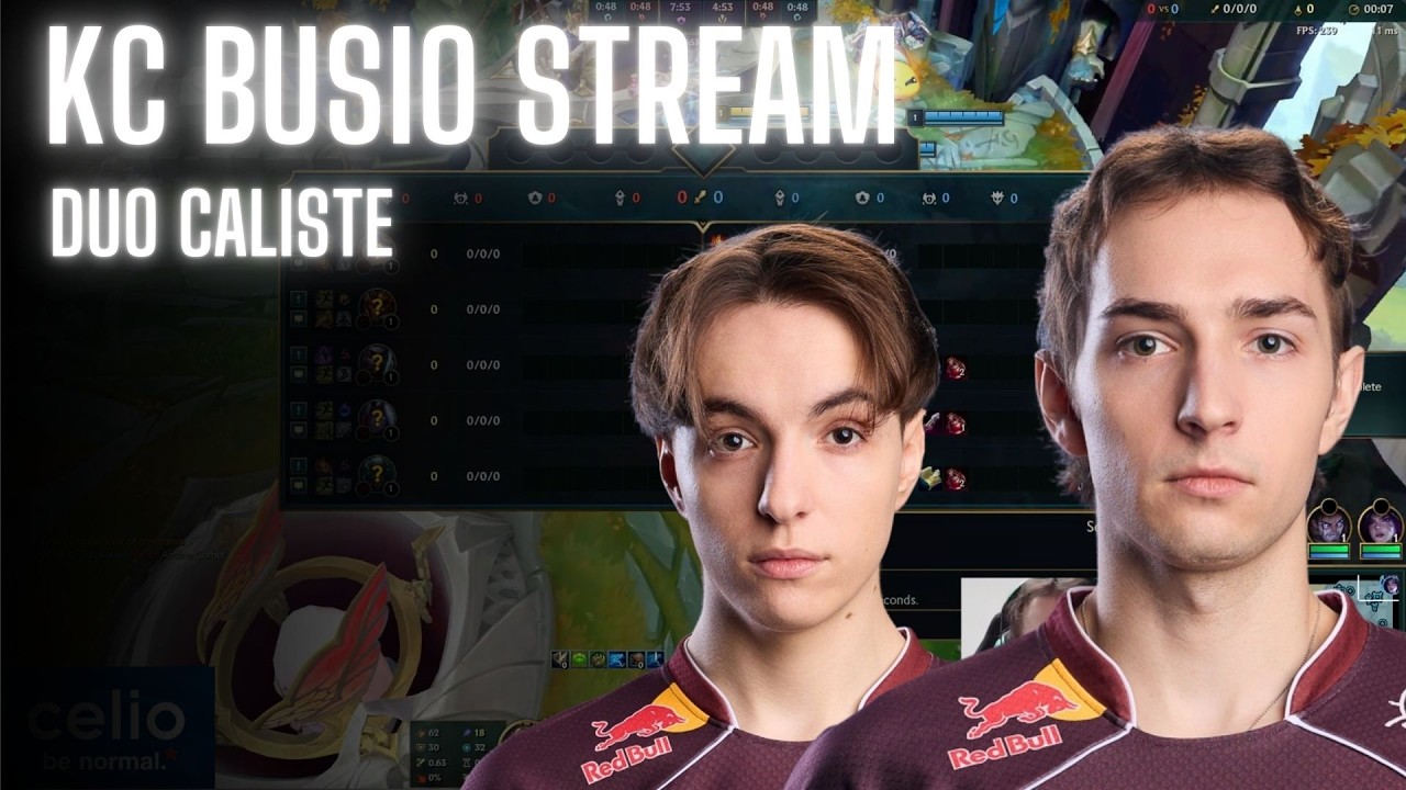 Стрим дуэта KC Busio и Caliste | Six10 против Nvidek Caliste Busio | Rakan против Pyke | Геймплей...