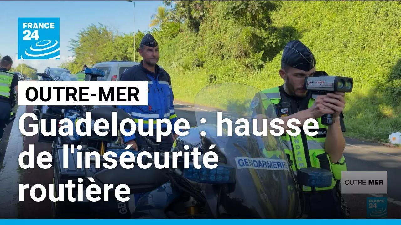Guadeloupe : inquiétude autour de la hausse des accidents et délits routiers • FRANCE 24