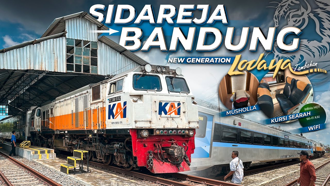 Naik Kereta Termewah Sidareja ke Bandung - KA Lodaya Tambahan