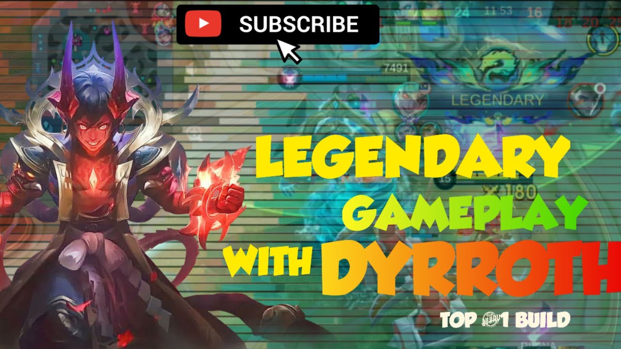🩸 DYRROTH GOES LEGENDARY | Unbeatable Gameplay Highlights | #mobilelegends #dyrrothmvp #mlbb #ml 