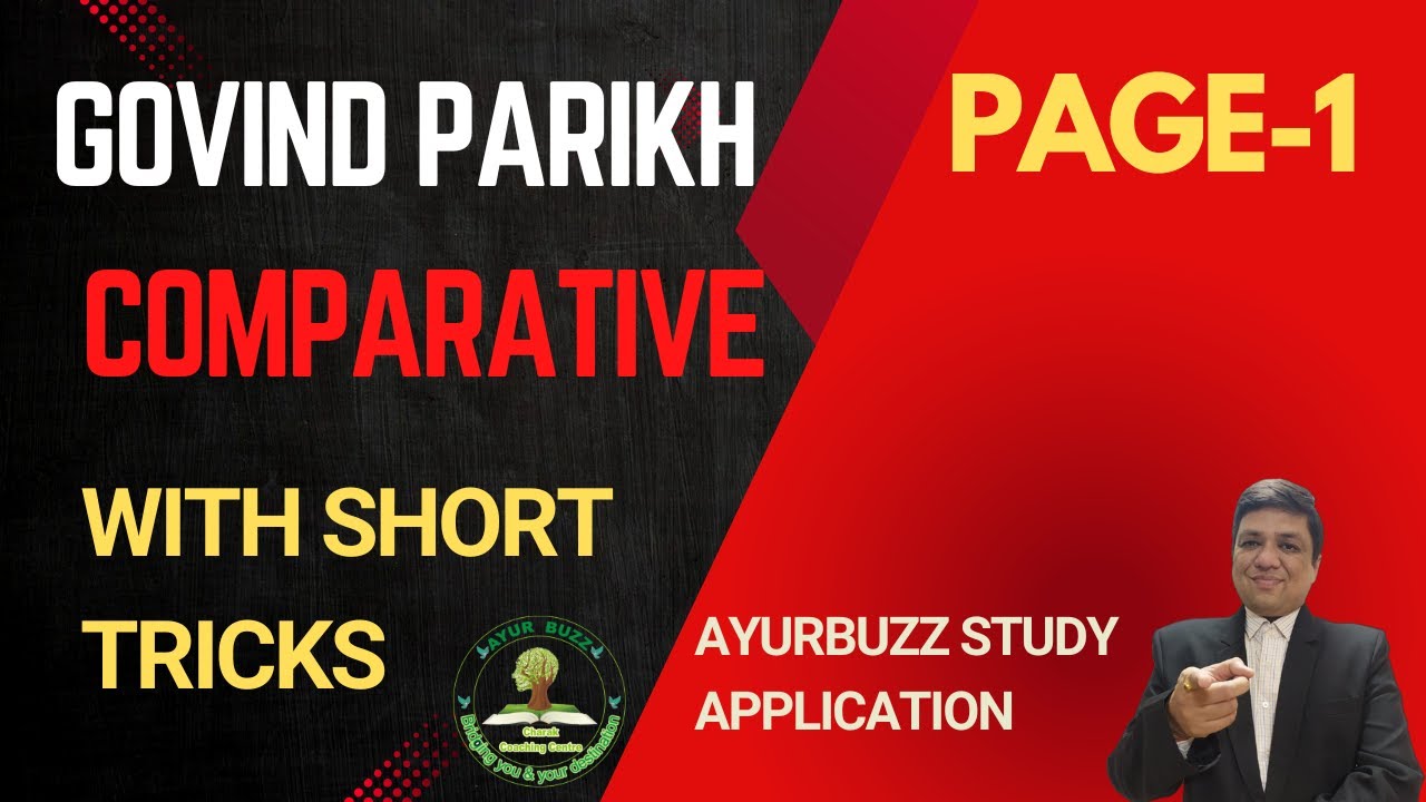 Govind Parikh Page 1 | गोविंद पारिख  | comparative | Govind Parikh 80 Pages | AIAPGET 2025