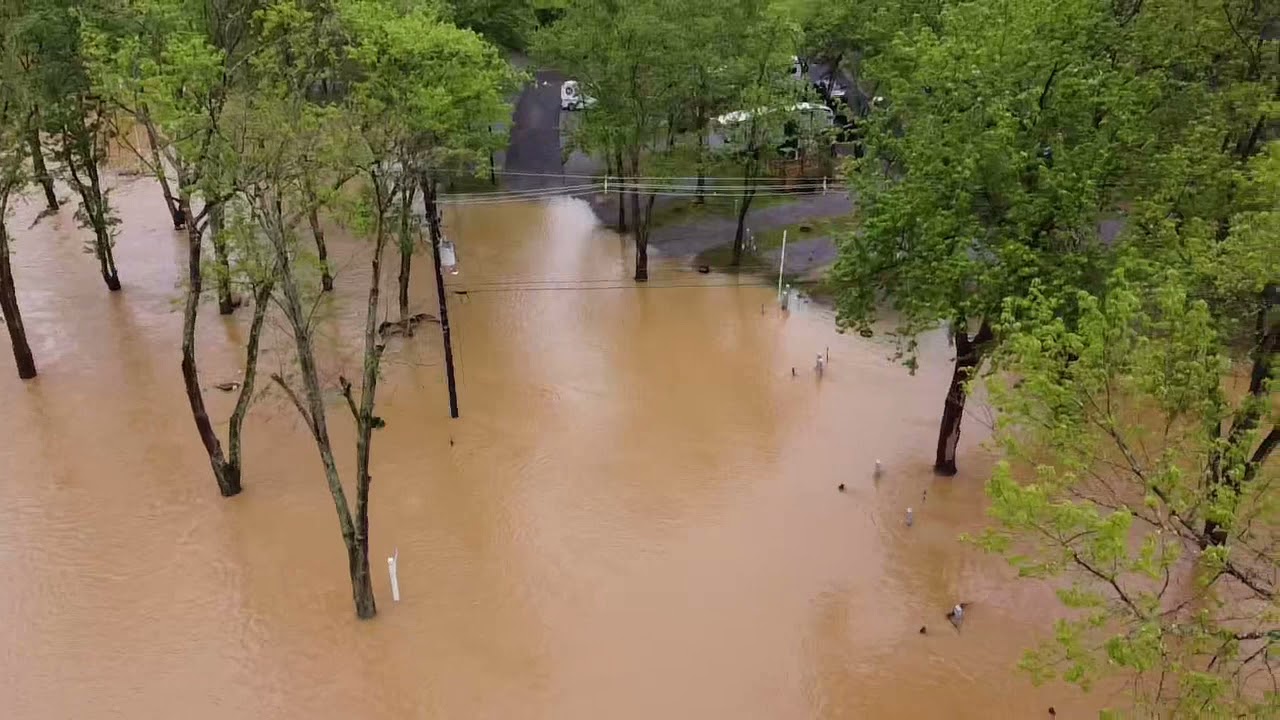 Pigeon forge flood @ Pigeon Forge RV Resort - 5/4/21