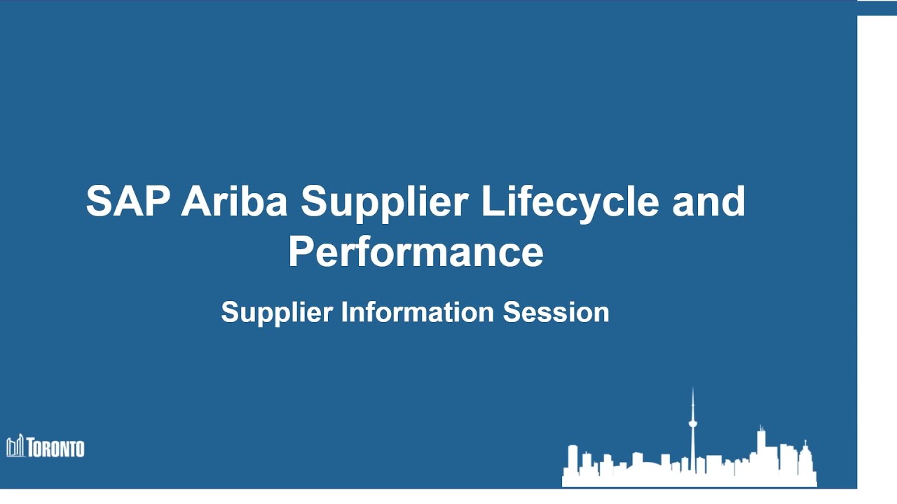 PMMD & SAP Ariba - SLP Information Session