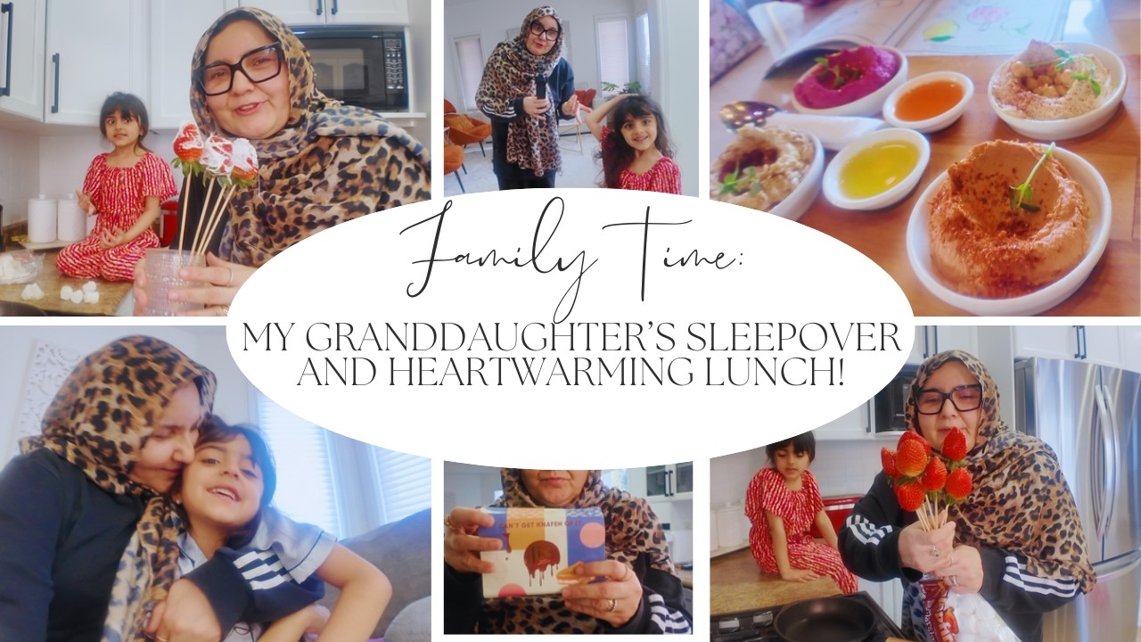 Family Time: My Granddaughter’s Sleepover and Heartwarming Lunch!