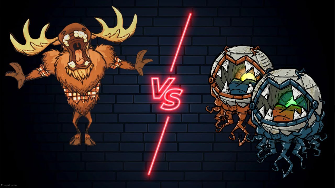 Woodie moose VS Twins of Terror boss fight (BETA Reworked)