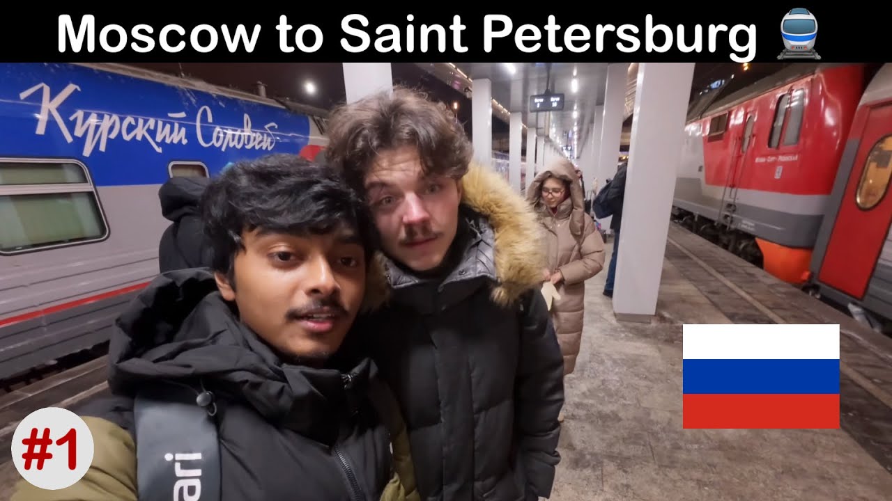 From Moscow to Saint Petersburg 🇷🇺🚆 | Traveling with a Russian Friend (Part 1)