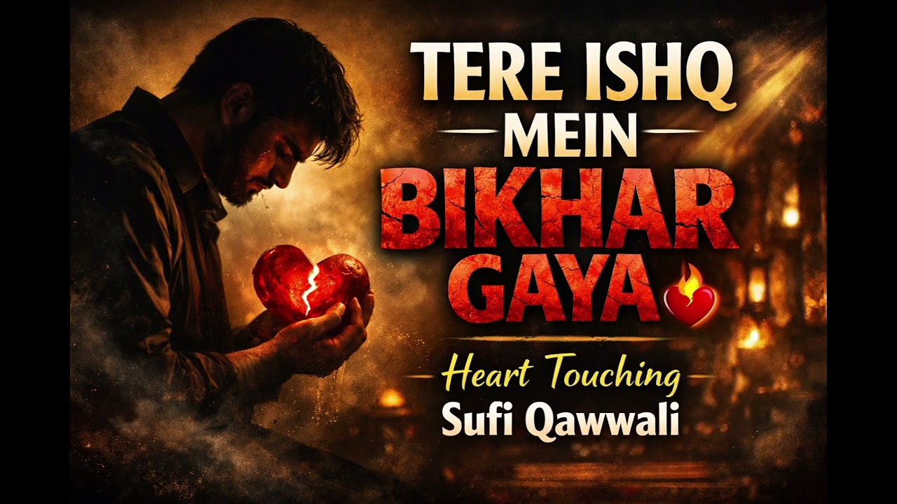 Tere Ishq Mein Bikhar Gaya ❤️‍🔥 | Heart Touching Sufi Qawwali | Emotional Sufi Songsong 