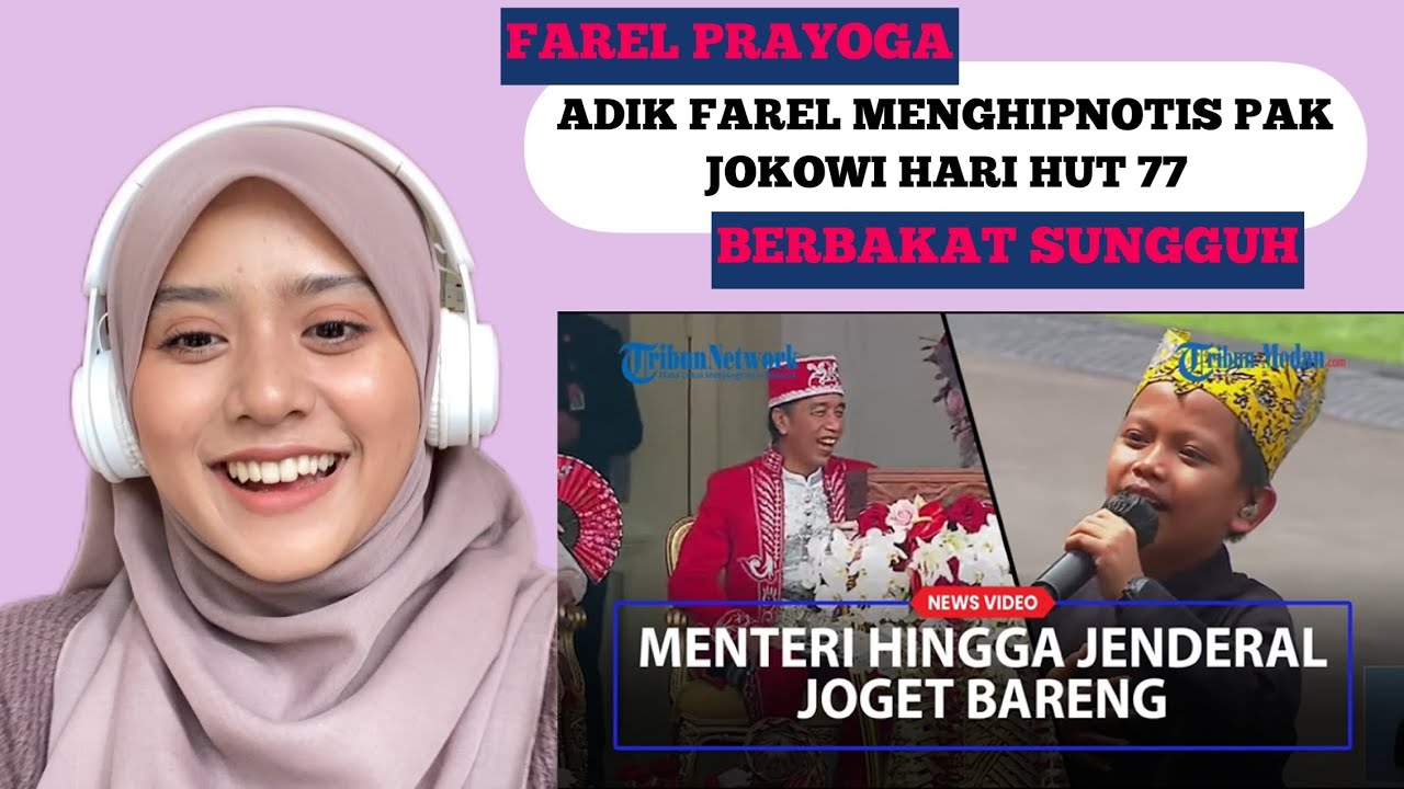 ADIK FAREL MENGHIPNOTIS PAK JOKOWI ‼️ DENGAN LAGU OJO DIBANDINGKE