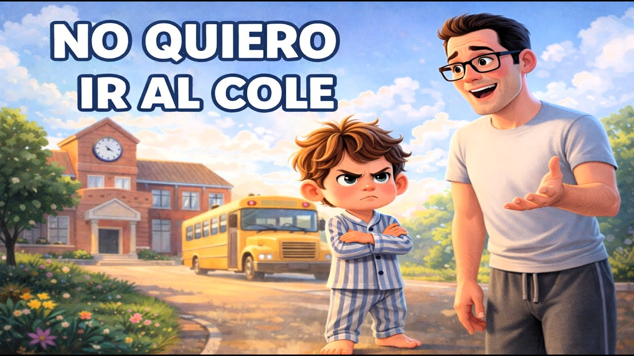No quiero ir al cole - Cuento Ilustrado para Niños