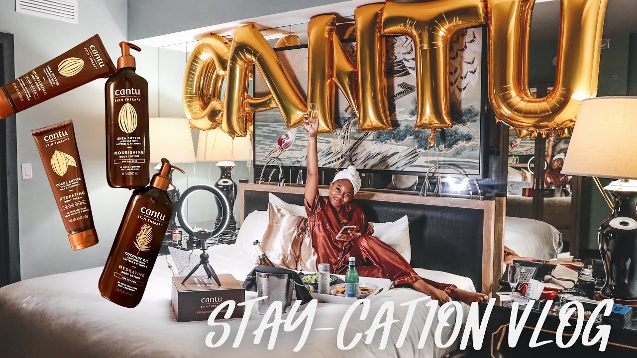 NEW CANTU BODY CARE PRODUCTS !  [ miami staycation + virtual event vlog! ]