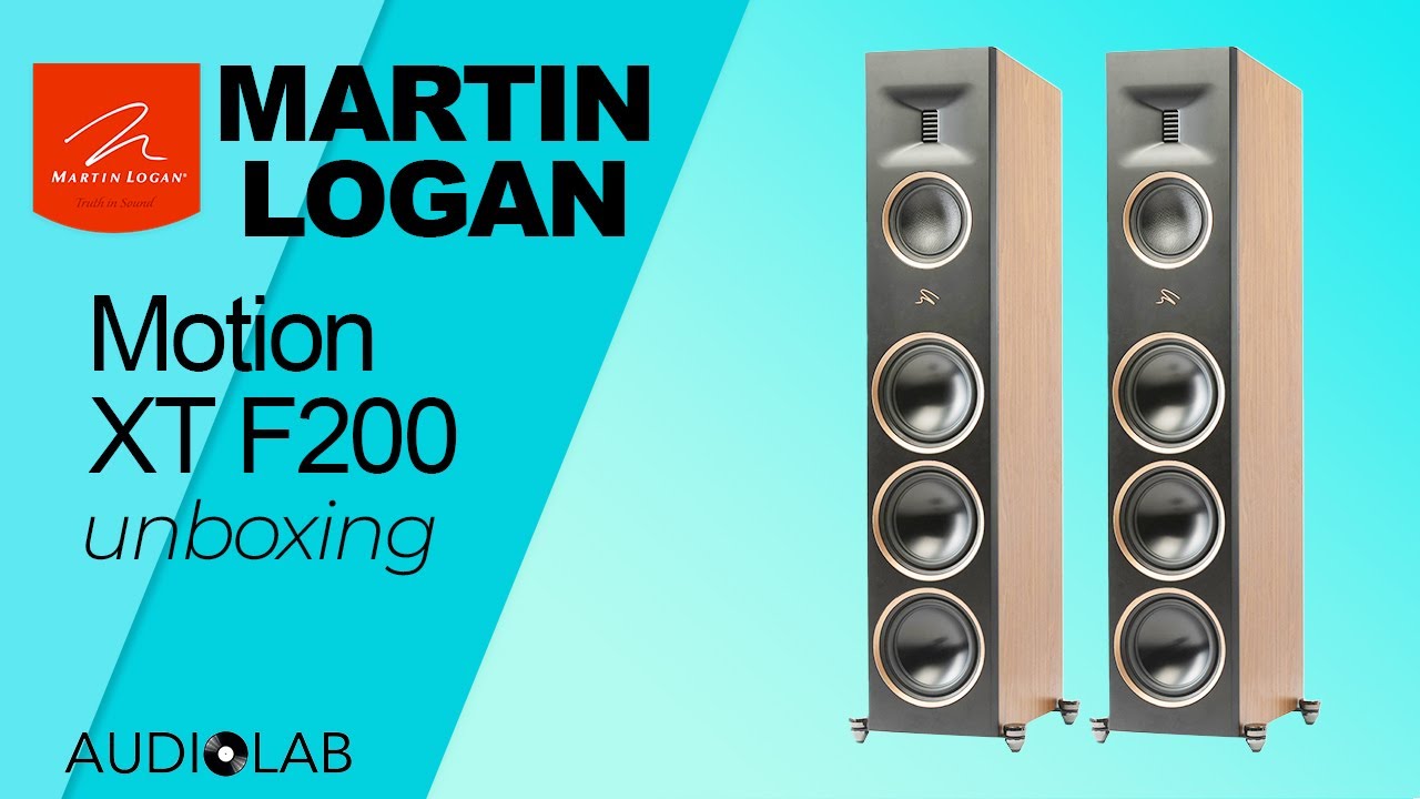 MartinLogan Motion XT F200 Floor-standing Speaker #unboxing