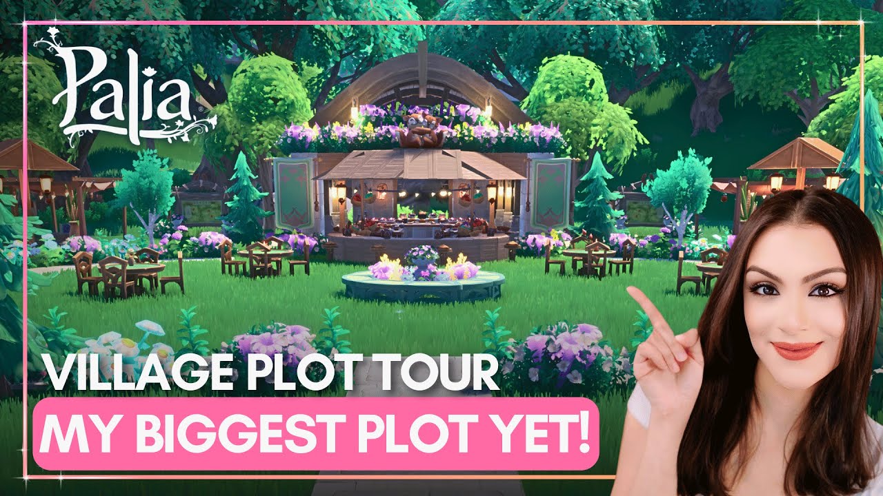 Palia Village Plot Tour 🌸 My Biggest & Most Detailed Build Ever!