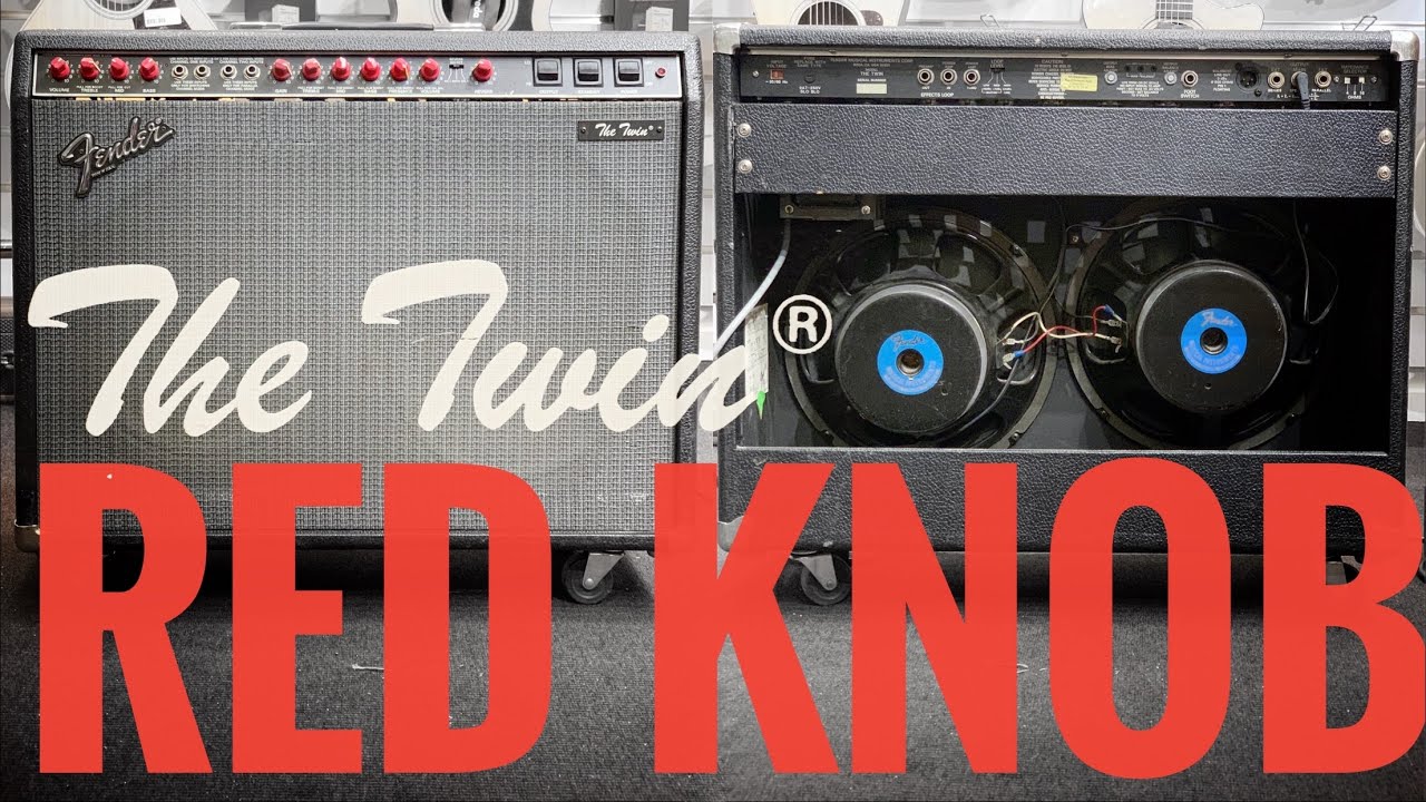 I don’t understand the BAD REPUTATION of Fender Red Knob THE TWIN!