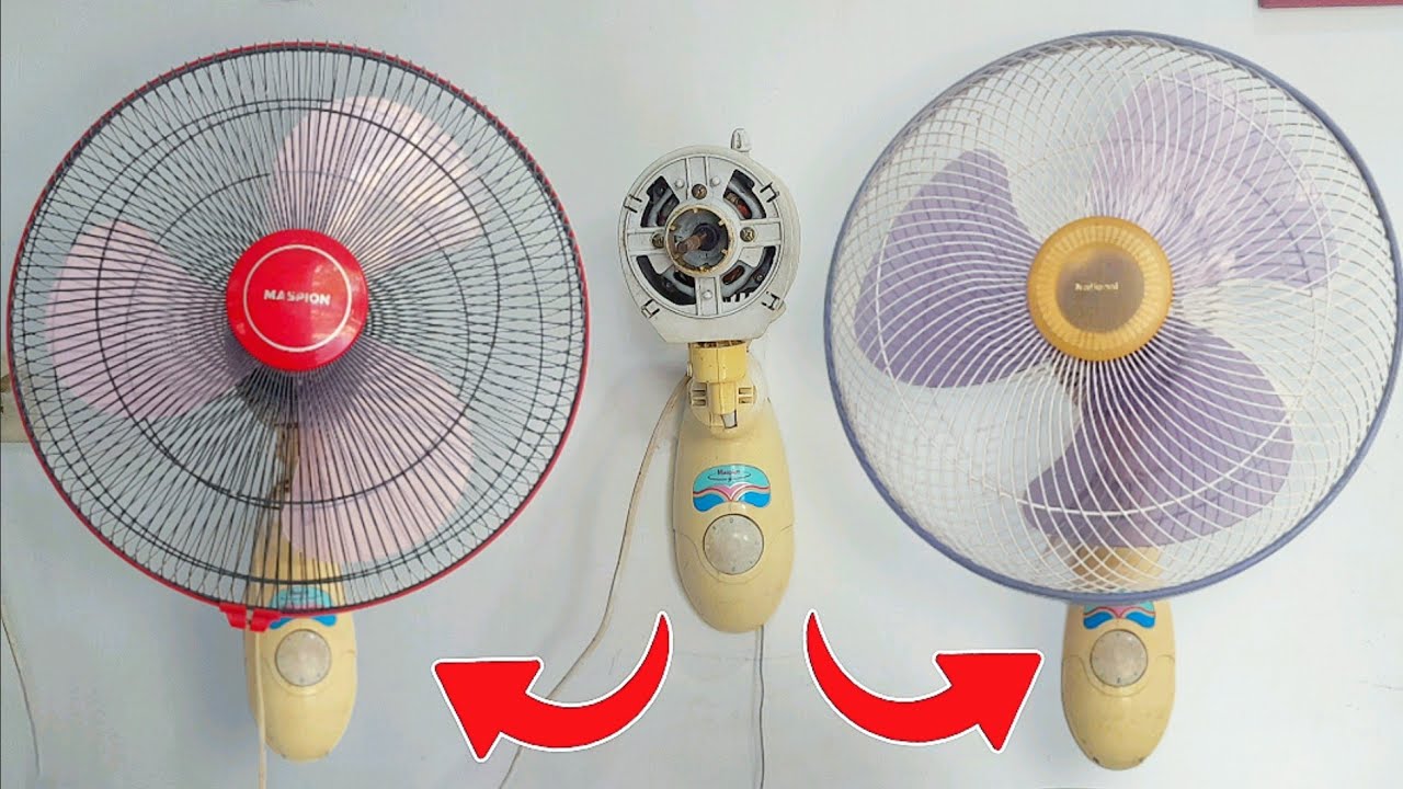 Kipas Angin Dinding Meminjam Jala dan Baling Baling dari Kipas Angin Berdiri