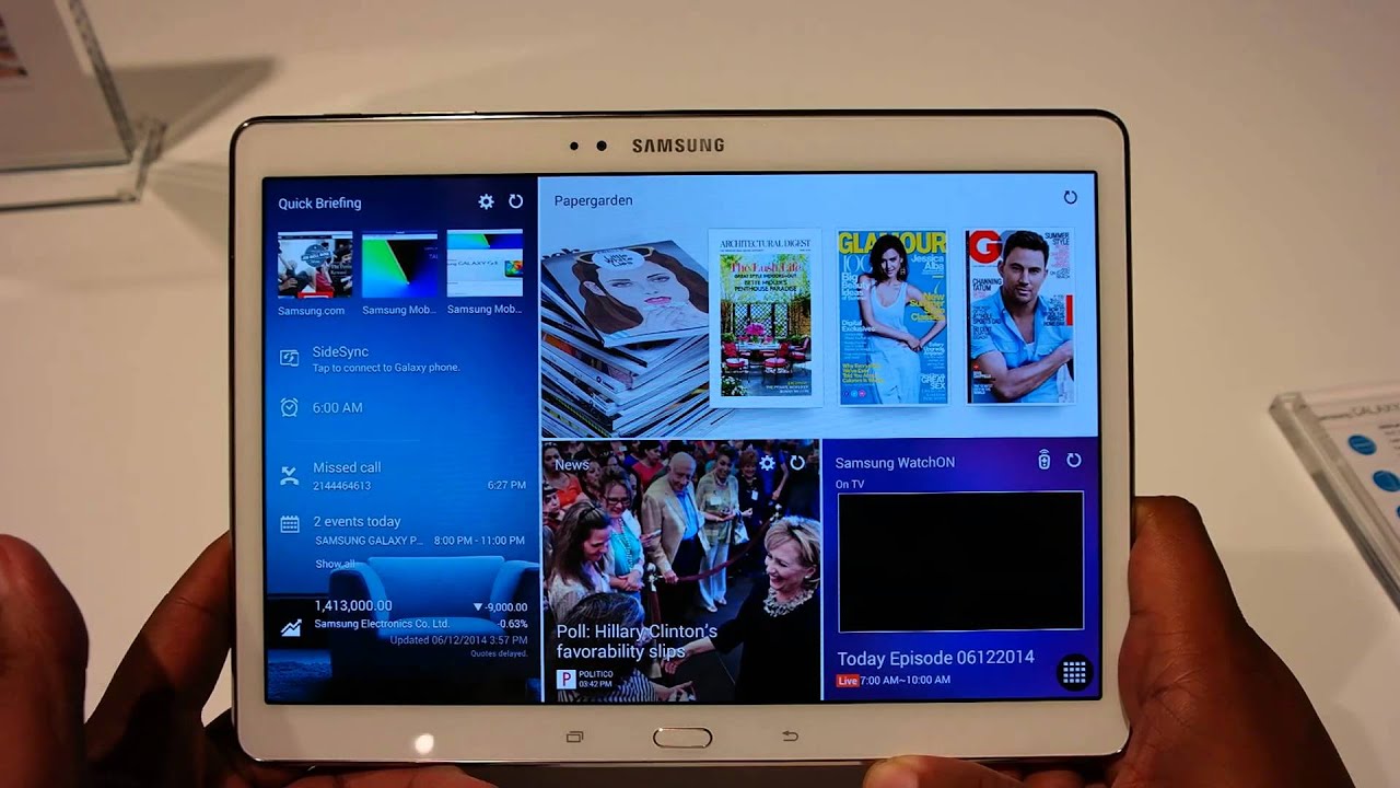 Samsung Galaxy Tab S hands on [HD]