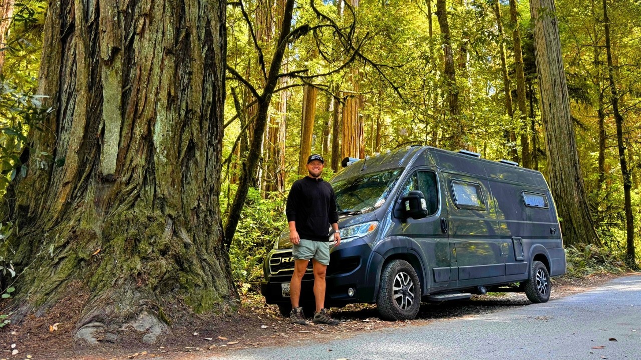 We Saw the Tallest Trees on Earth | Van Life in California Redwoods