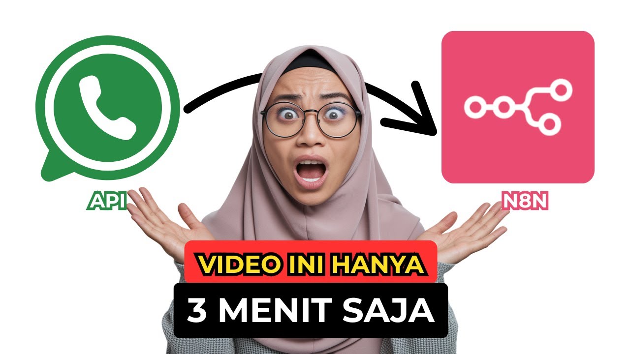 3 CARA Pakai WhatsApp API Di N8N Untuk AI Chatbot (Promo Video)