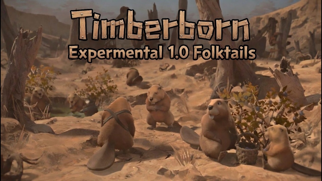 Finishing up the reservoirs and probably some badwater power, Timberborn 1.0 folktails modded