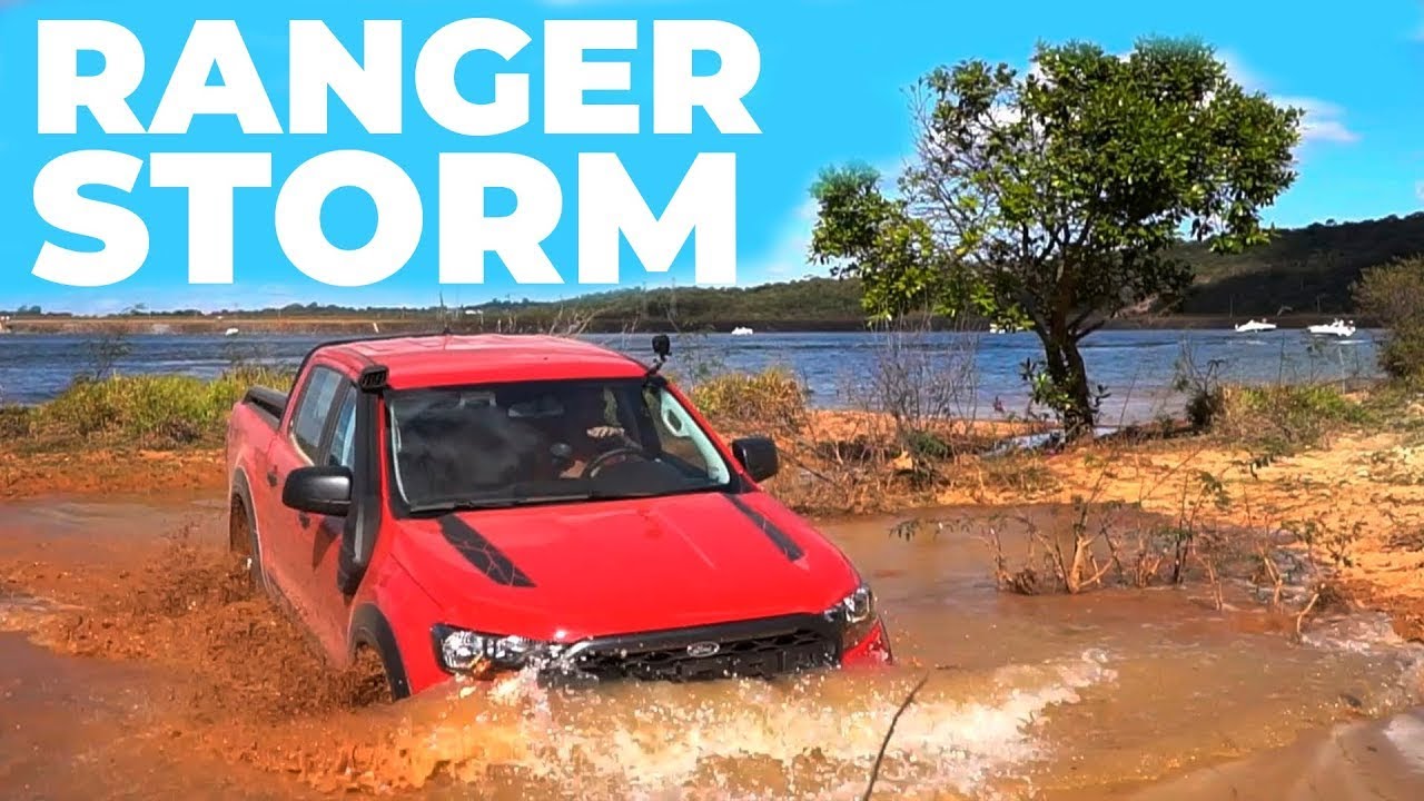 NOVA FORD RANGER STORM: no barro e na água