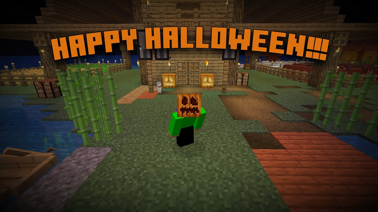 Happy Halloween!!! We're Growing Happy Ghasts! - Hard Mode Minecraft Part 6