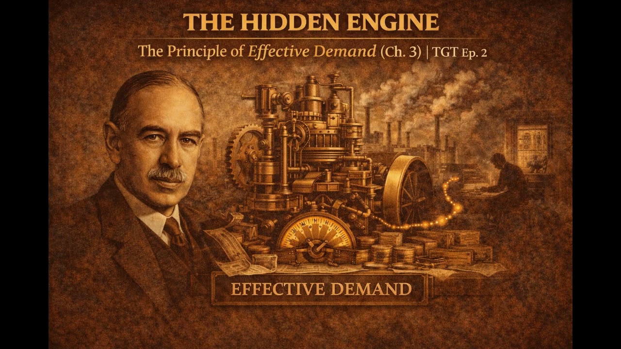 Скрытый двигатель: Принцип эффективного спроса (Глава 3) | Общая теория, Эпизод 2
