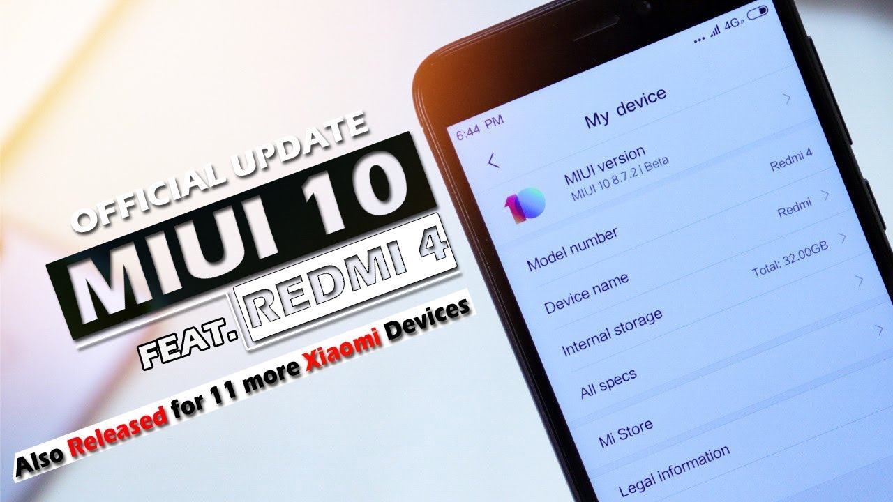 Redmi 4 - MIUI 10 Official Update New Features Review and Installation | Closed Alpha MIUI 10 8.7.2