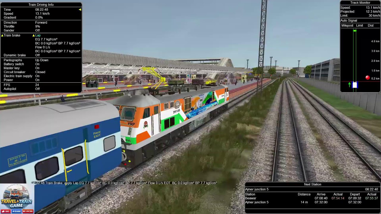 🔴Live MSTS | 12989 - Dadar Ajmer Superfast Express - Part 3
