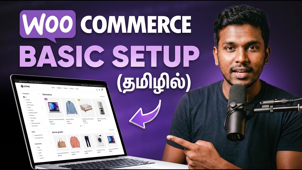 How to setup woocommerce in Tamil | woocommerce setup in tamil | wordpress tutorial in tamil