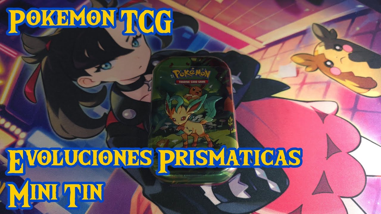 Pokémon TCG Mini Tin Evoluciones Prismáticas Walmart Unboxing 