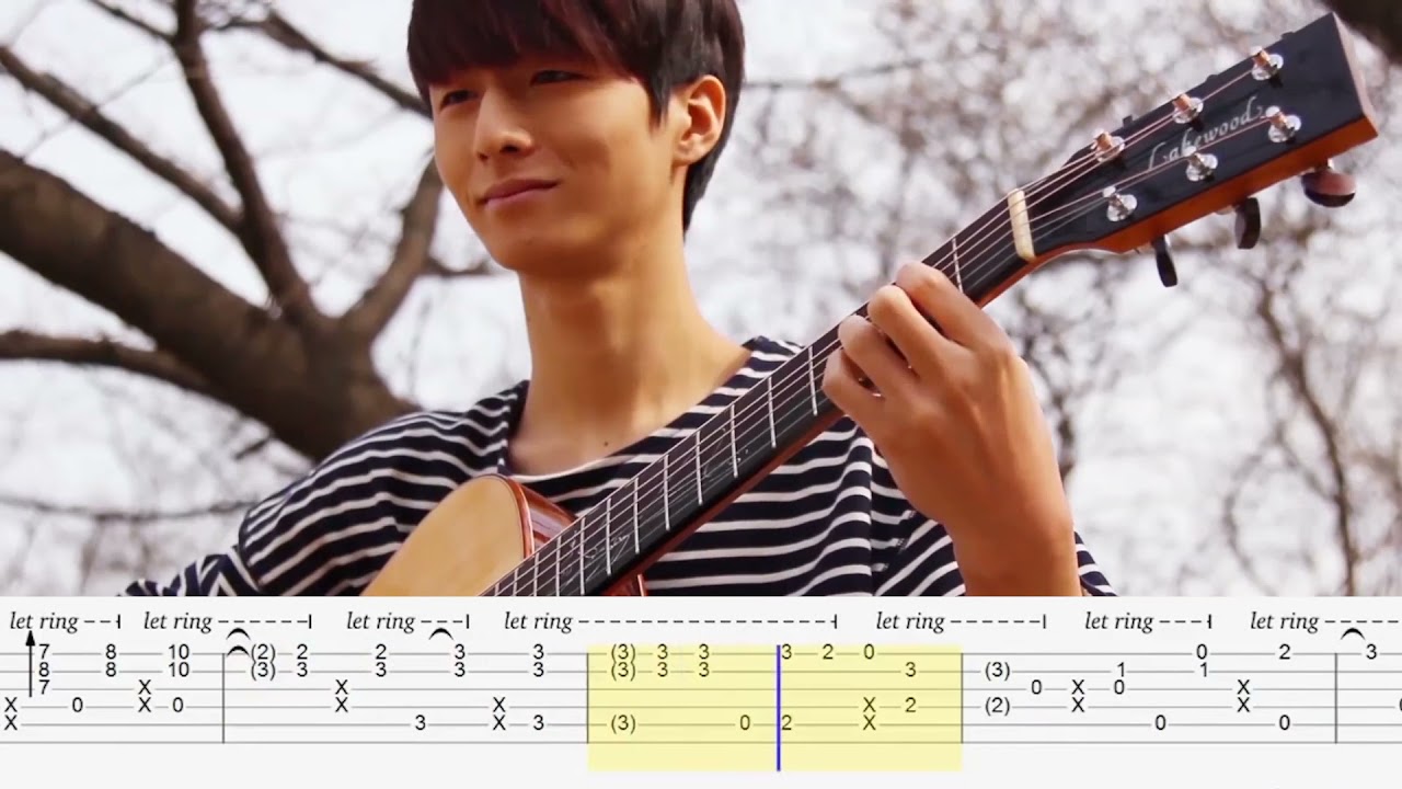 Fingerstyle Guitar | Riding A Bicycle | Sungha Jung Tabs | Guitar Tutorial + Tabs