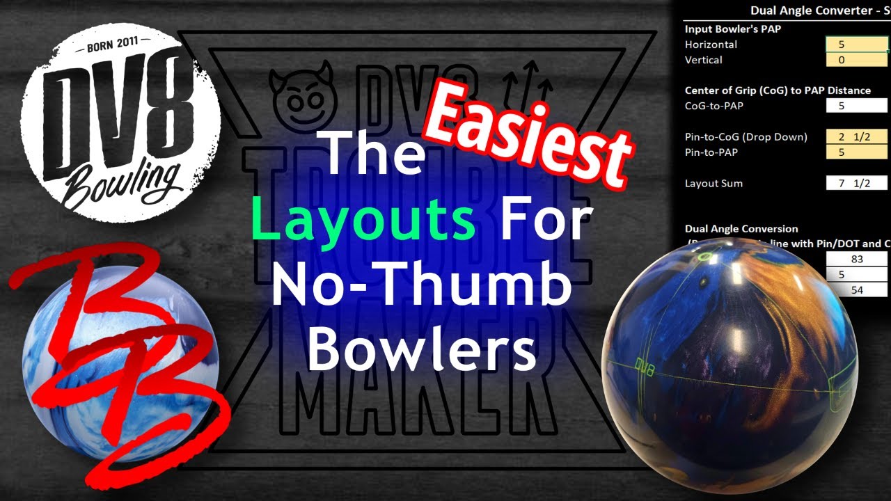 Layouts for 2H and No-Thumb Bowlers - Dualistic Core Part 3 - Bowling Buckosh