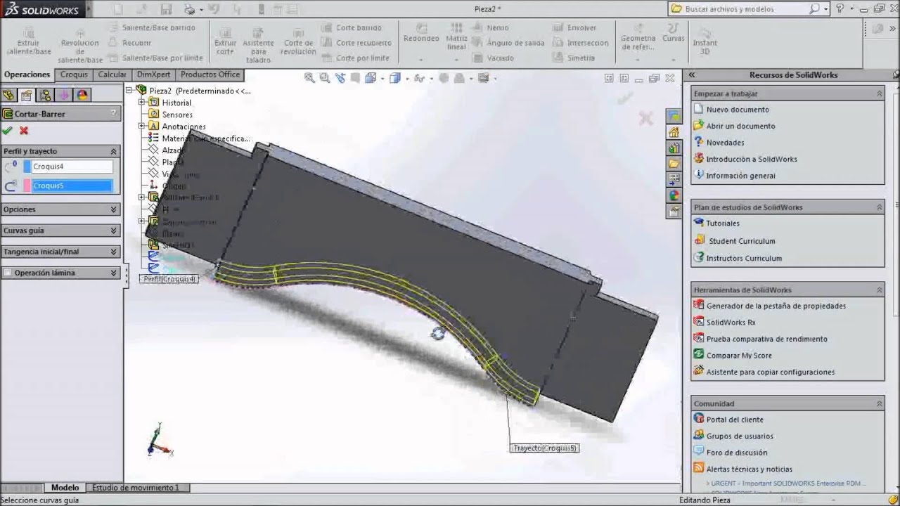 Puerta Capilla Simple Entrepaño Rechapado SolidWorks 2014