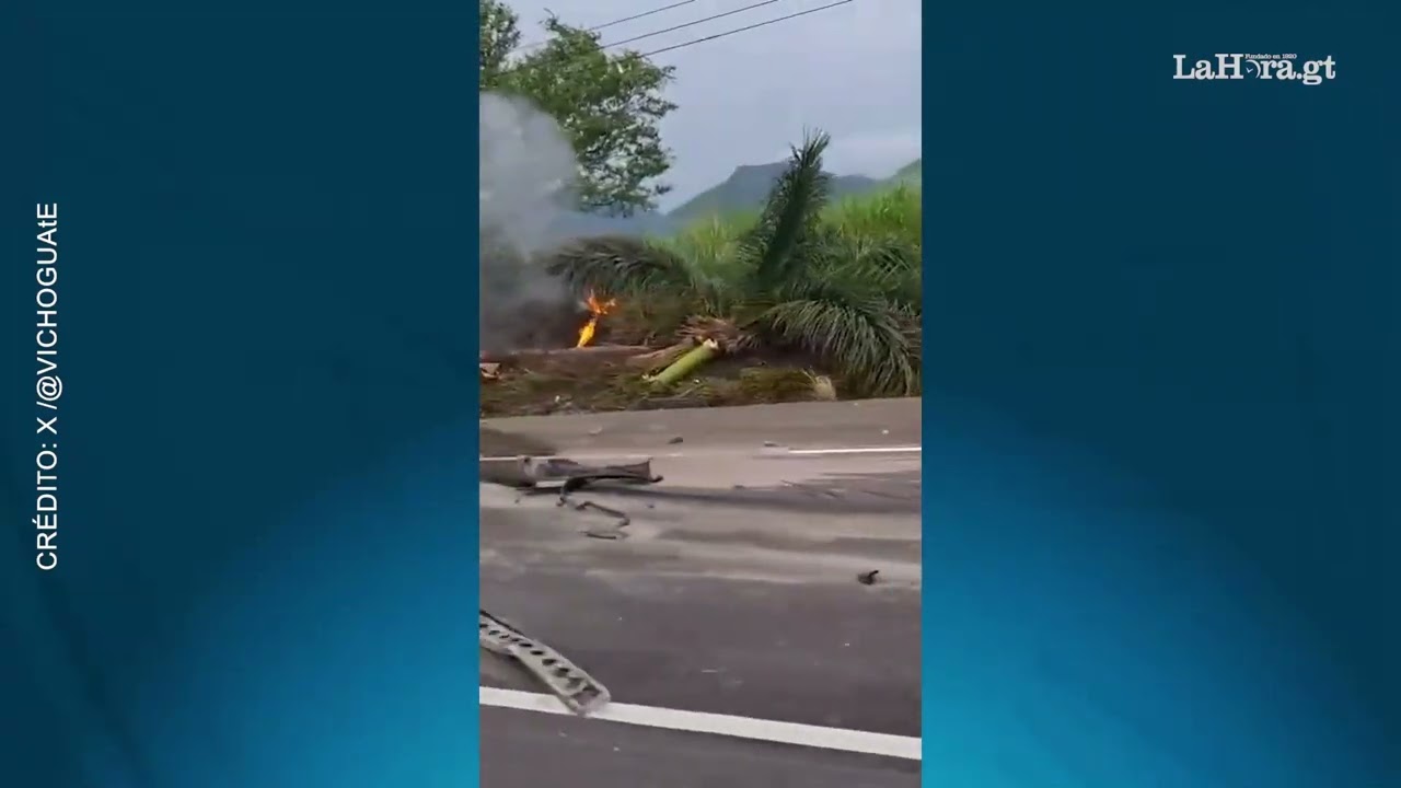 Video: Múltiple colisión en la autopista Palín-Escuintla deja vehículos destruidos