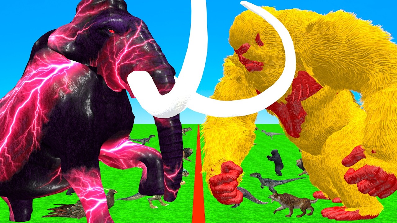 Incredible Animals Race vs Dinosaurs vs Prehistoric Mammals Speed Race Run: Who Will Win? ARBS