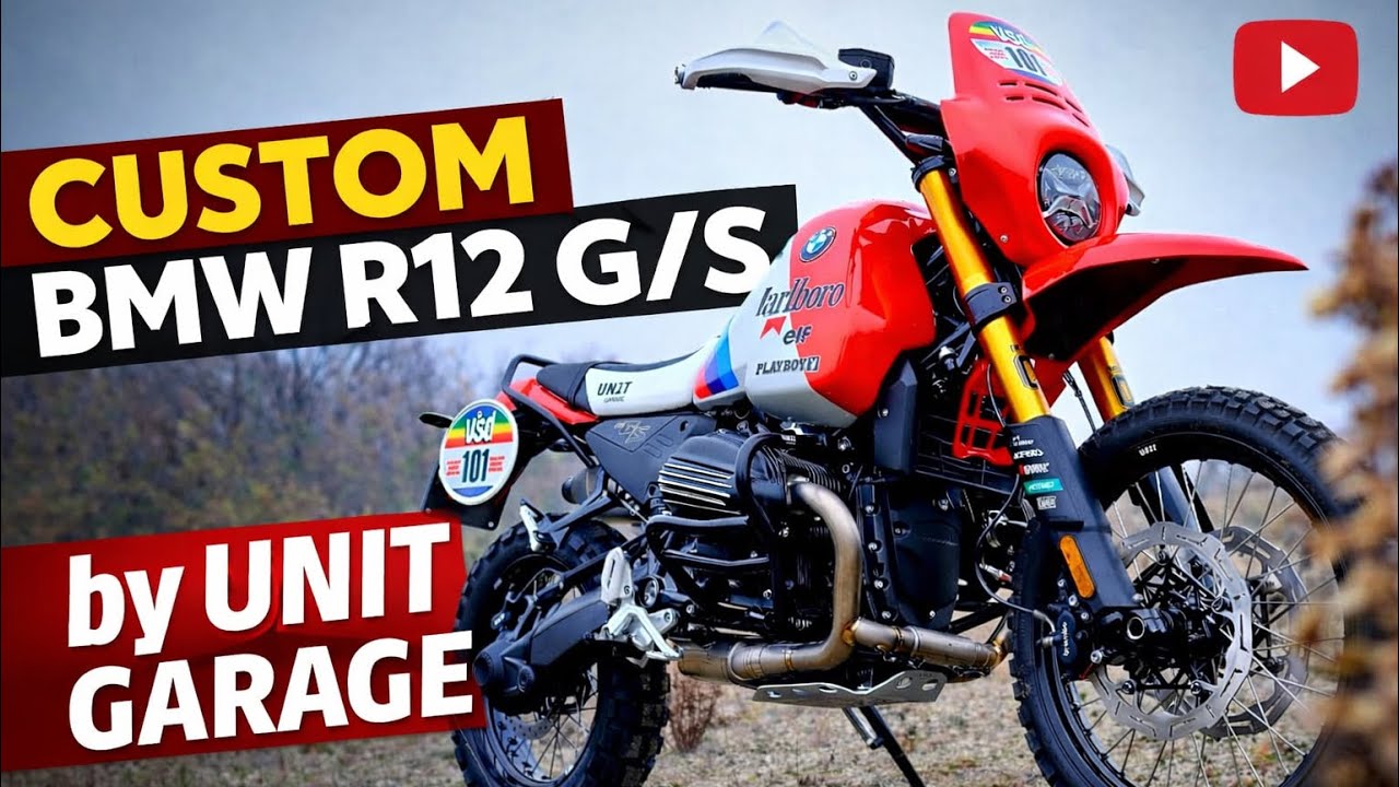 BMW R12 G/S Custom Build by Unit Garage | Retro Adventure Beast!