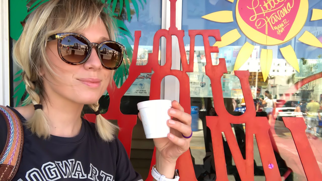 Cuban Coffee, Calle Ocho, Little Havana, Versaille's Cafe MIAMI ADVENTURE!