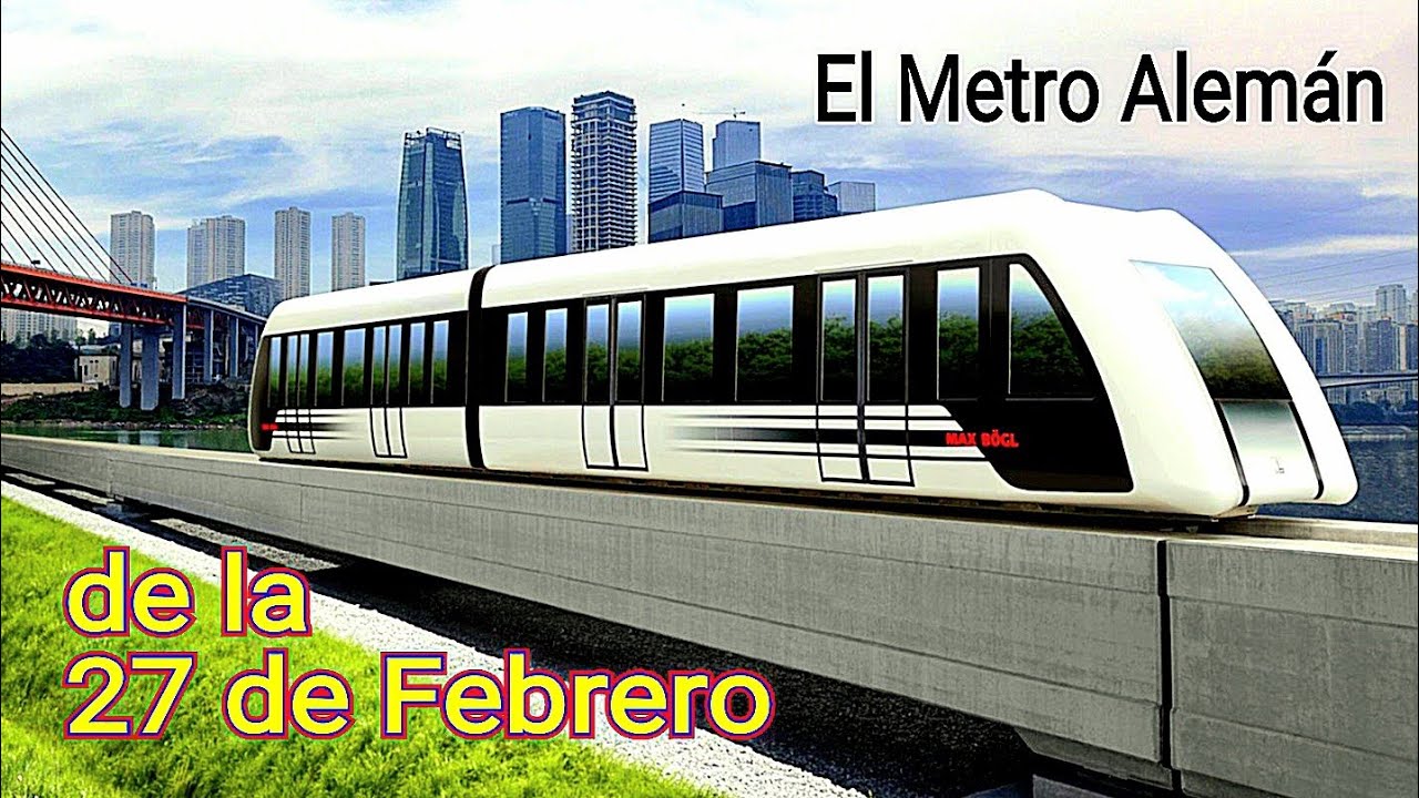El Metro Alemán de la Av.  27 de Febrero, Maglev,  Santo Domingo, República Dominicana