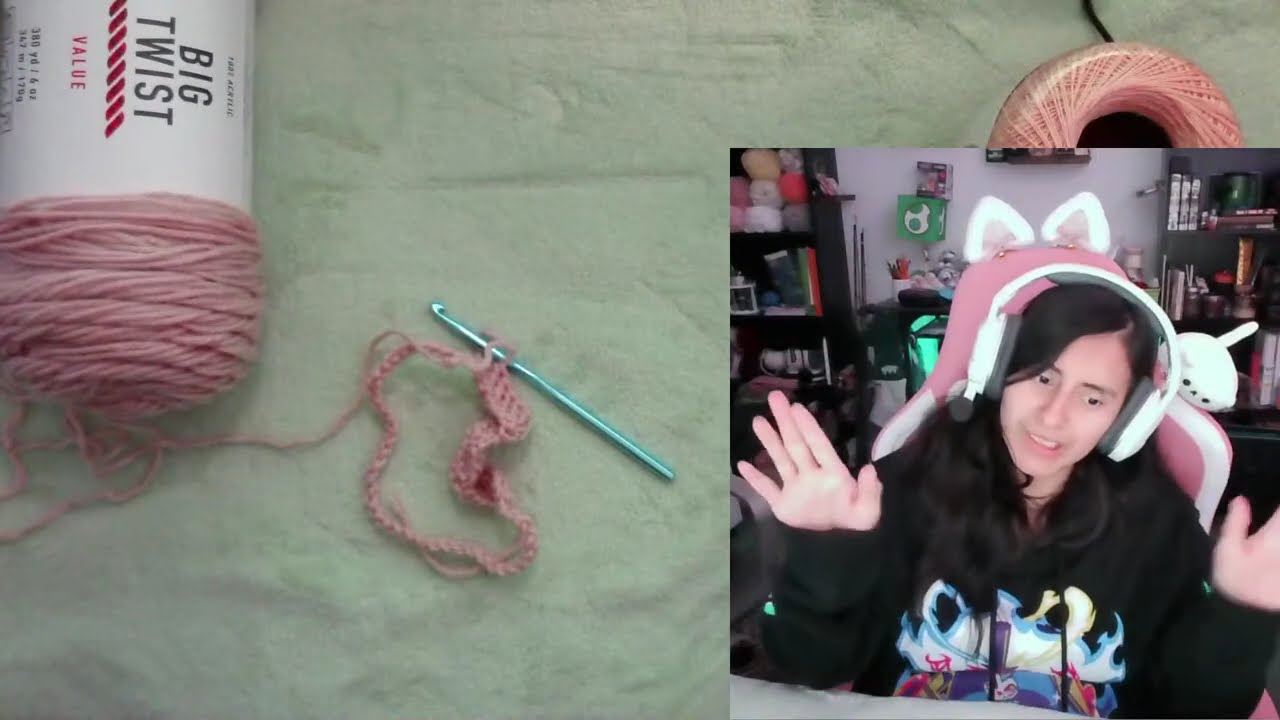 Crochet Long Yarn Wig Pattern Making Live!