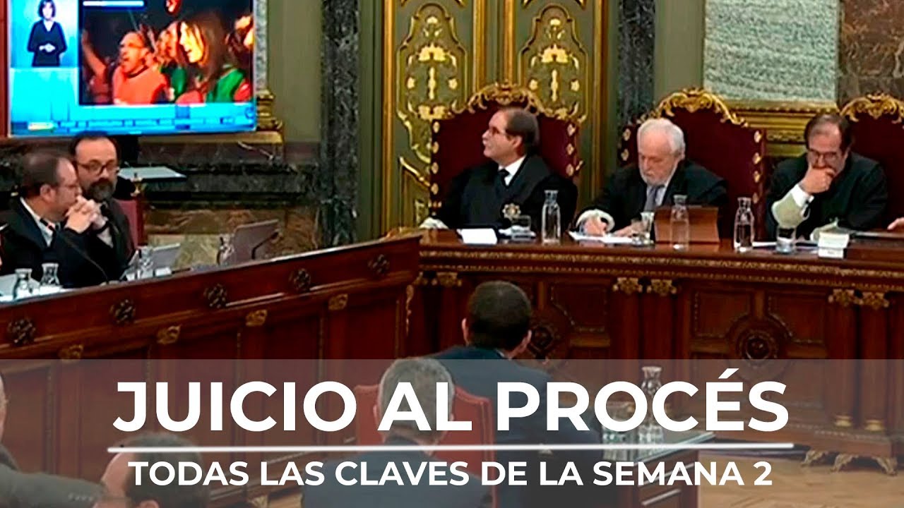 Resumen segunda semana del juicio al 'procés': la fiscalía se lanza a probar la rebelión