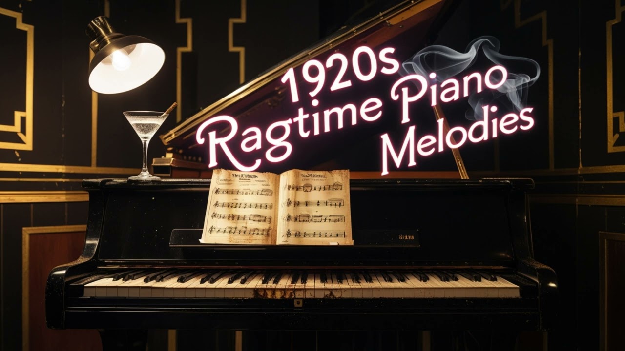🎹 1920s Ragtime Piano Melodies - Vintage Joyful & Upbeat Piano Rags 🎶
