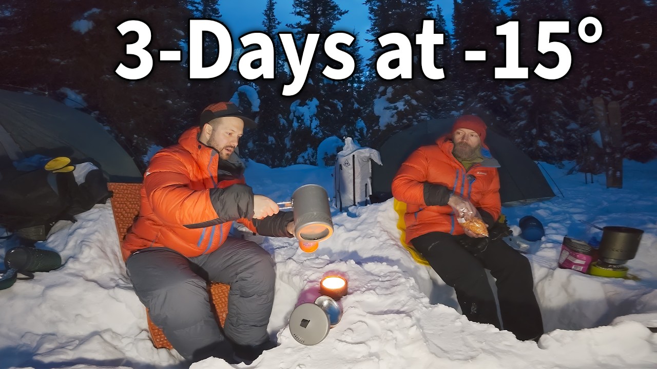I Went Deep Winter Camping in the Remote Canadian Rockies
