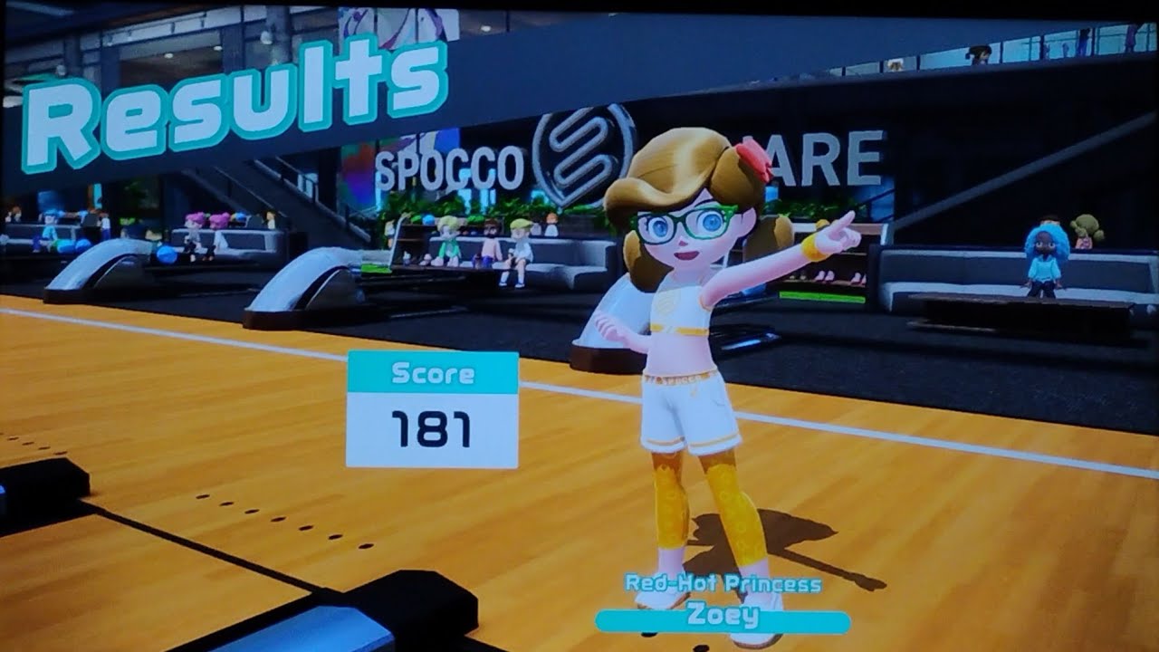 Nintendo Switch Sports Bowling 🎳 - Playing as Zoey 