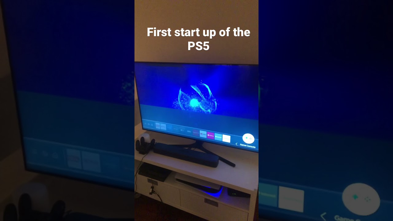 Анимации первого запуска PS5 #shorts #ps5