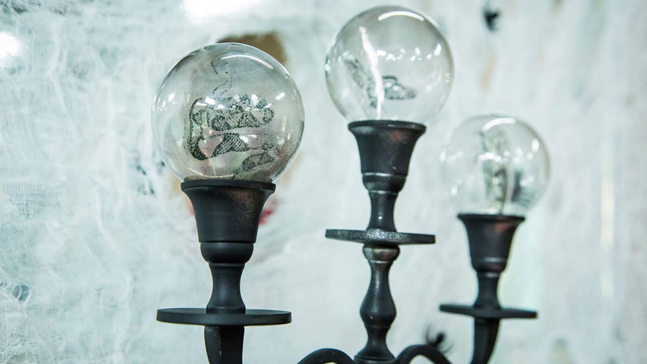 DIY Spooky Halloween Globes