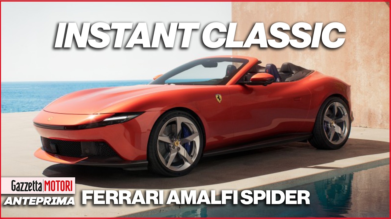 La Ferrari Amalfi Spider è l'erede della Roma: 640 cavalli e vento fra i capelli