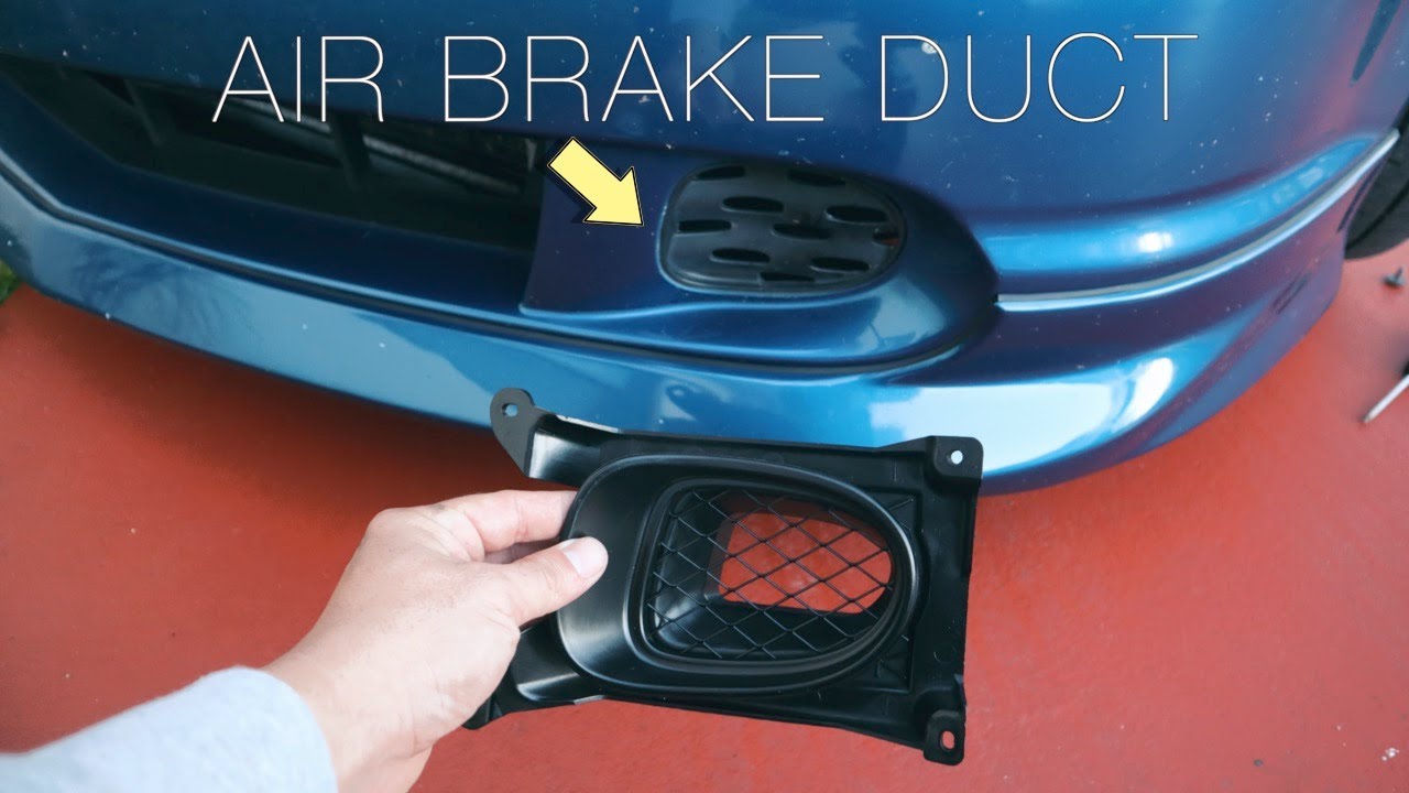 RSX DC5 BUILD - Installing Type R Brake Air Duct on the RSX