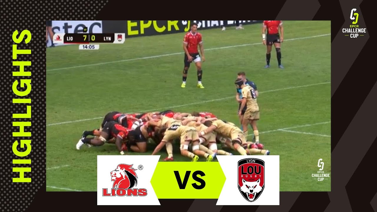 What a Contest! | Lions v Lyon O.U. | EPCR Challenge Cup Instant Highlights
