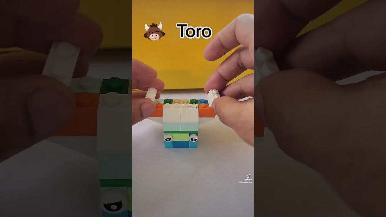 TORO/ BULL creado con legos #legobuilding #lego #classiclego #legotoy #legoclassic10696 #toro #bull