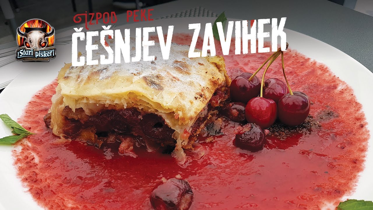 Če&scaron;njev zavitek izpod peke - Stari Pisker