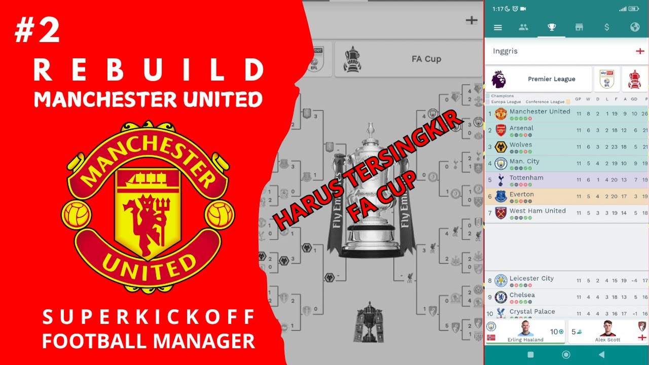 REBUILD MANCHESTER UNITED PART 2 | SUPERKICKOFF FOOTBALL MANAGER